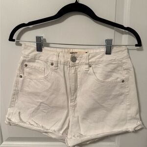 Garage White Jean Shorts 100% cotton
